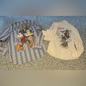 His & Hers Minnie & Mickey Mouse Matching Shirts